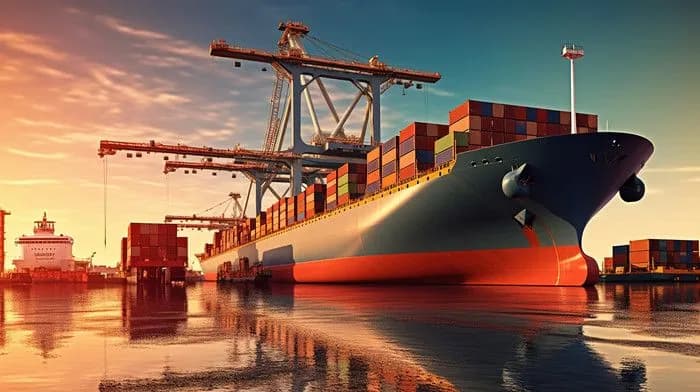 Agricultural products export logistics and container transport