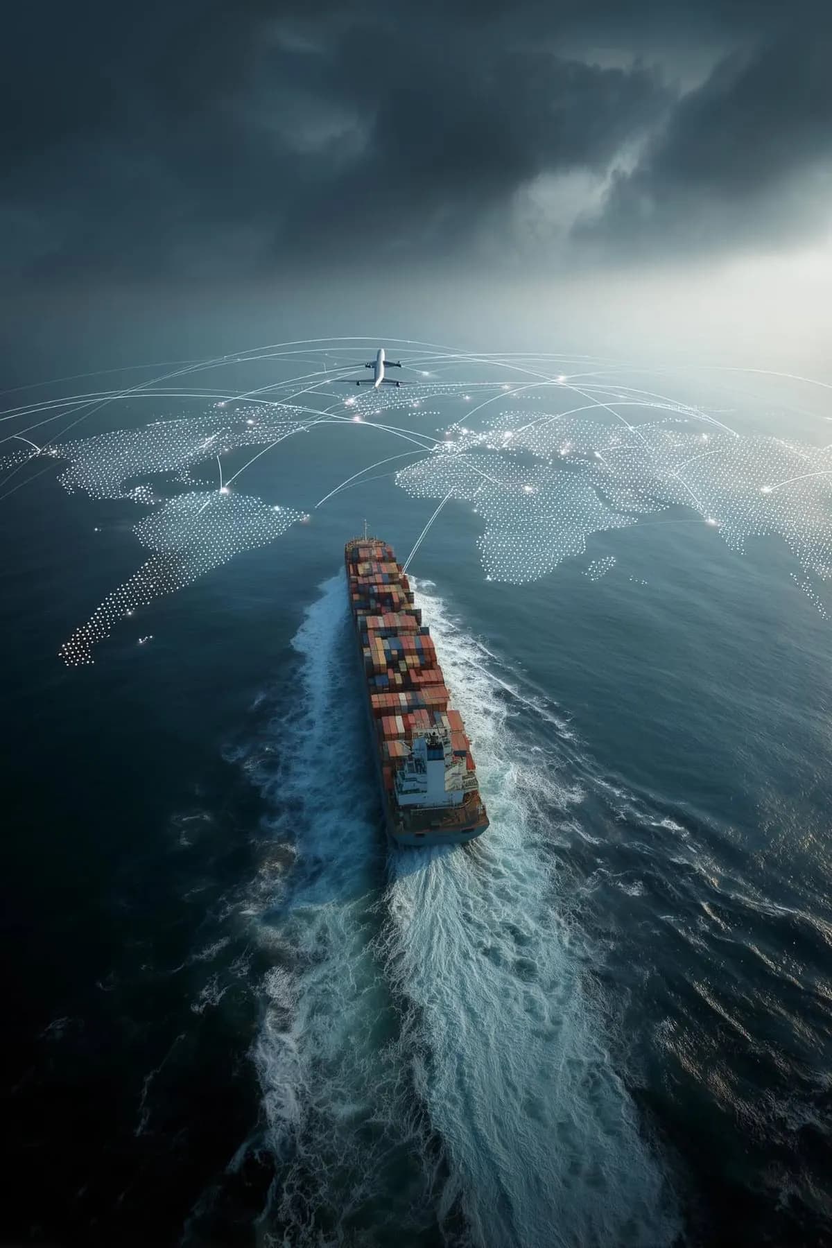 Containerized export freight loading and temperature management