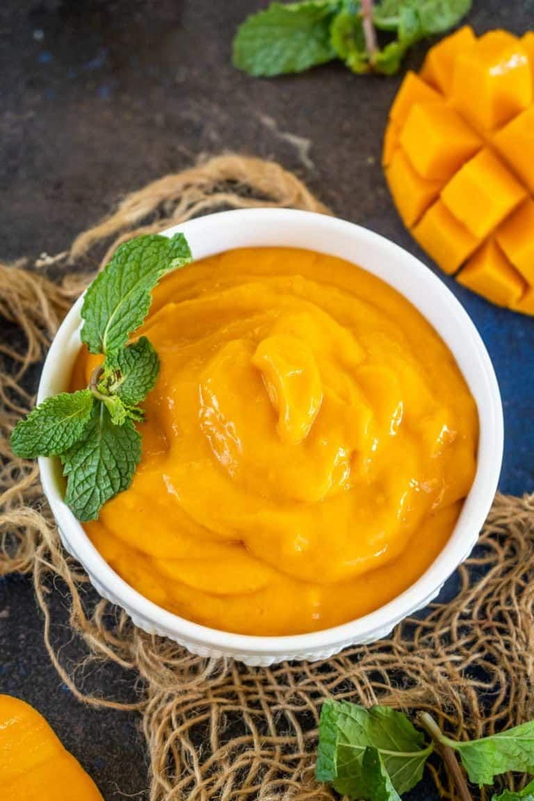 Aseptic packaging of pure Alphonso mango pulp for food processors
